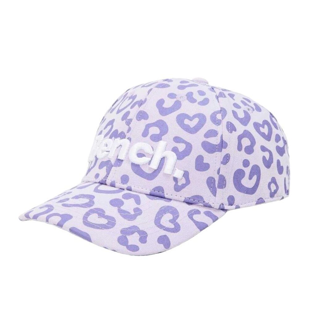 Bench Childrens/Kids Leopard Print Baseball Cap / Purple